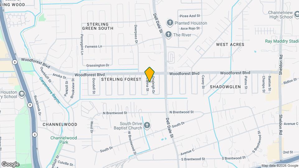 806 Canna St Mapa y Detalles de la Ubicación