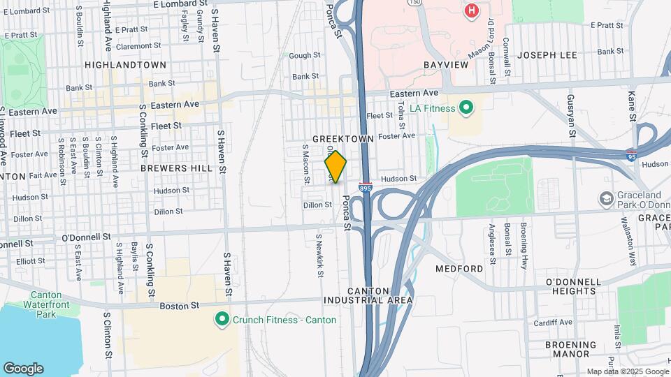 907 Oldham St Map and Location Details