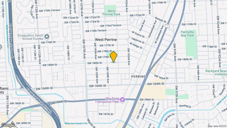 10362 SW 180th St Map and Location Details