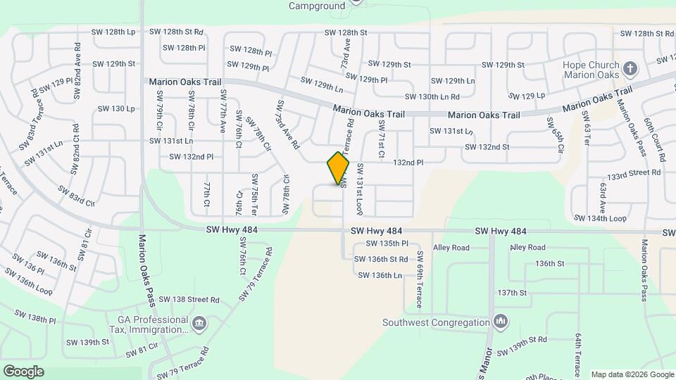 7269 SW 133rd Loop Map and Location Details