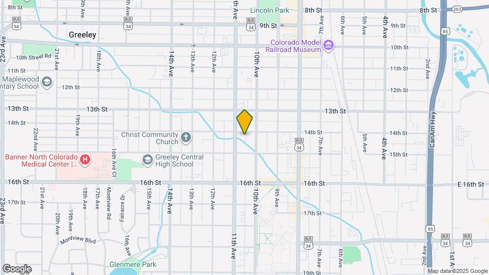 1018 14th St Map and Location Details