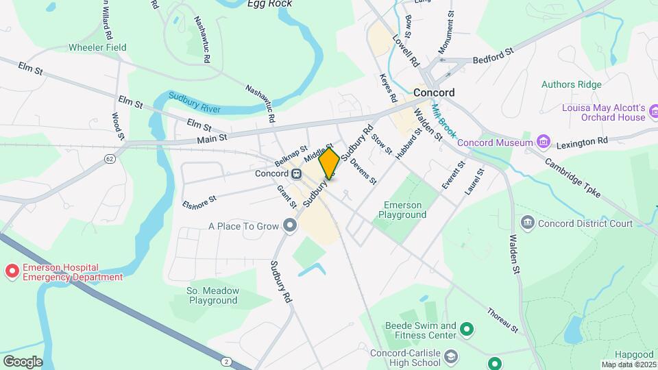 133 Sudbury Rd Map and Location Details