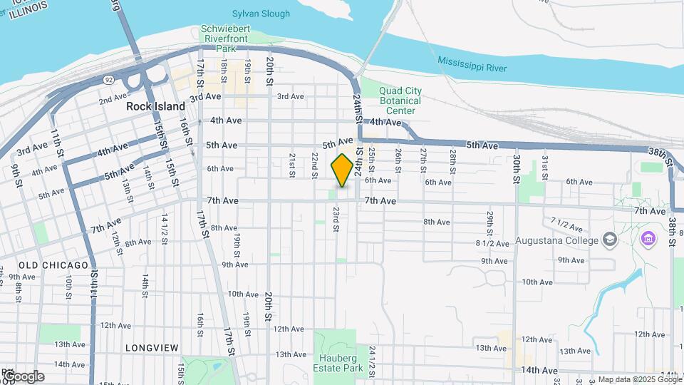 619-621 23rd St Map and Location Details