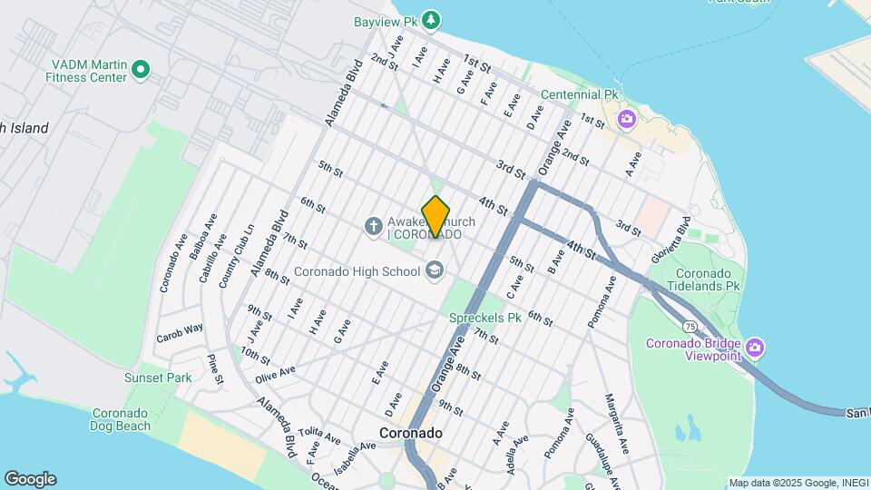 536 E Ave Mapa y Detalles de la Ubicación
