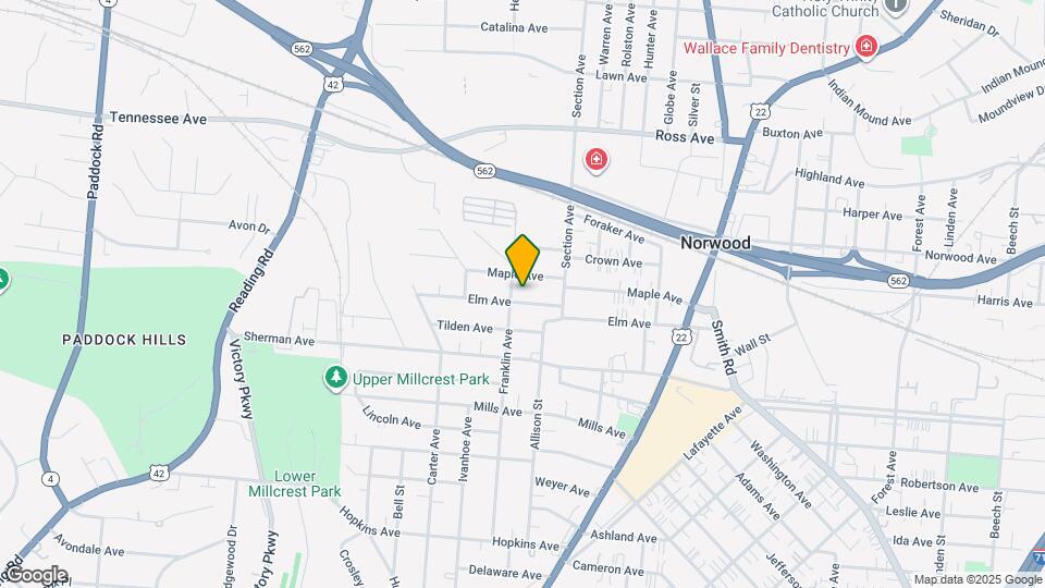 1944 Elm Ave Map and Location Details