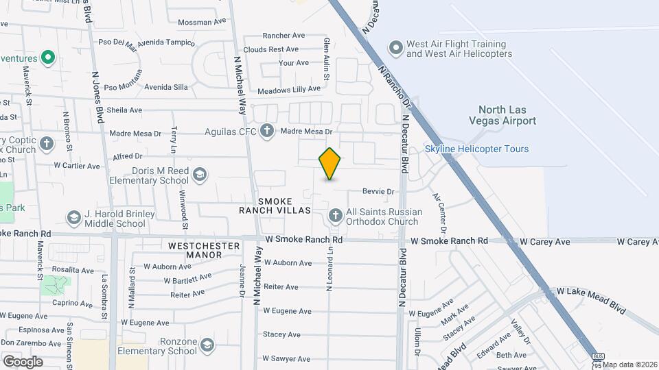 2560 Bonano Ct Map and Location Details