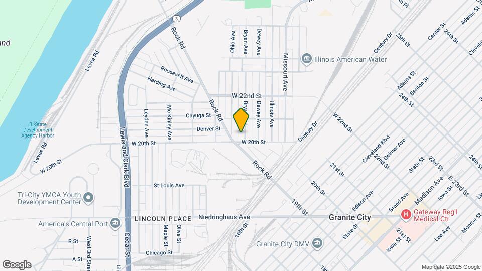 2009 Bryan Ave, Unit 2009 Apt A, upstairs Map and Location Details