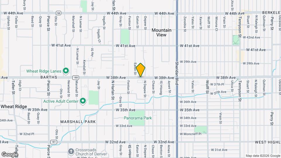 5660 W 38th Ave, Unit C Map and Location Details