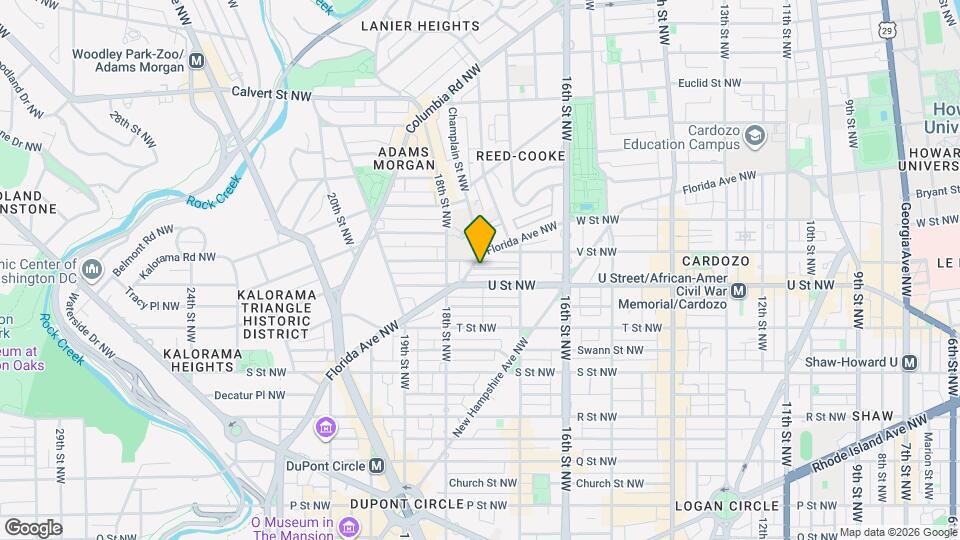 1754 Seaton St NW Map and Location Details