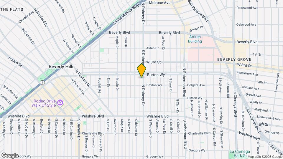 309 N Doheny Dr Map and Location Details