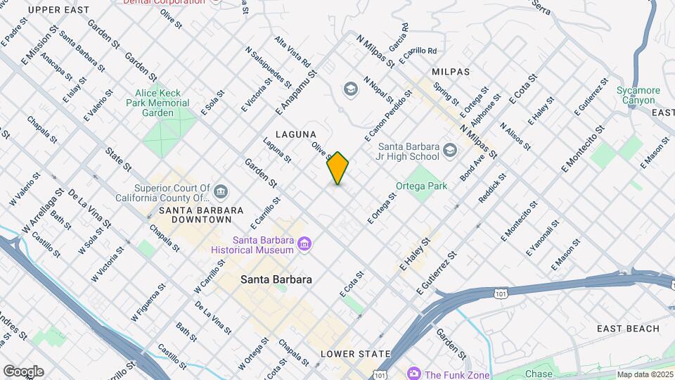 821 Vine Ave Mapa y Detalles de la Ubicación