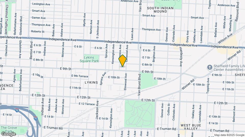 4512 E 9th St Map and Location Details