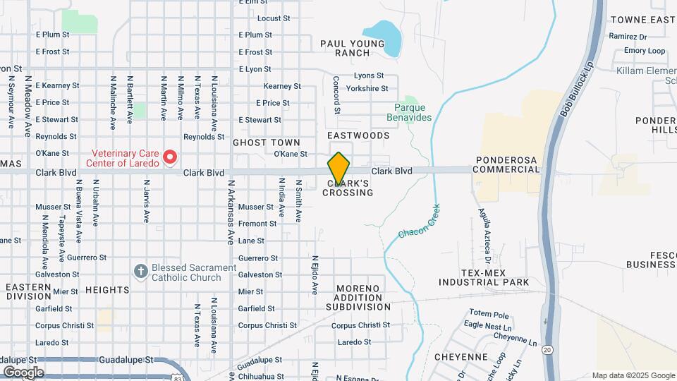 Clark's Crossing Apartment Homes Map and Location Details