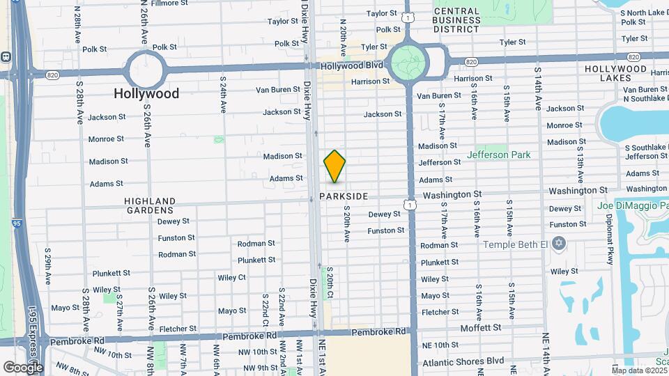 Updated 1bd Apartments - Walk to Young Cir... Map and Location Details