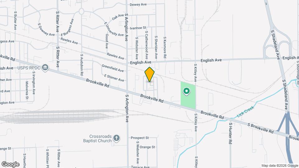 6200 Brookville Rd Map and Location Details