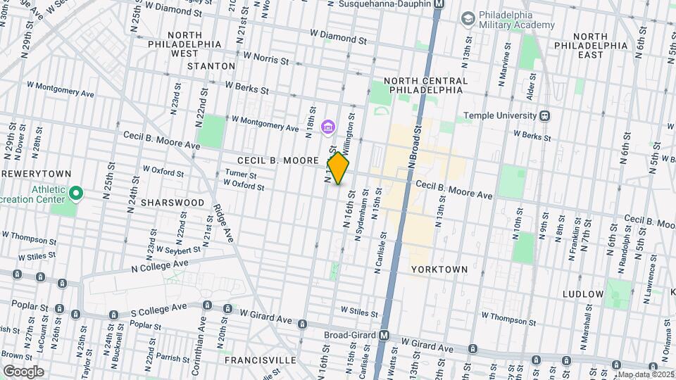 1606 N Willington St Mapa y Detalles de la Ubicación