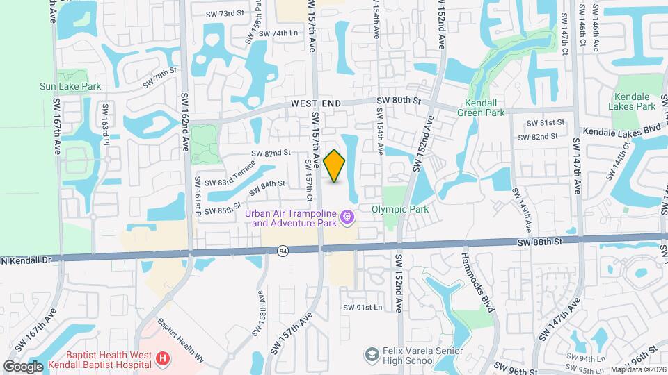 8460 SW 156th Pl Map and Location Details