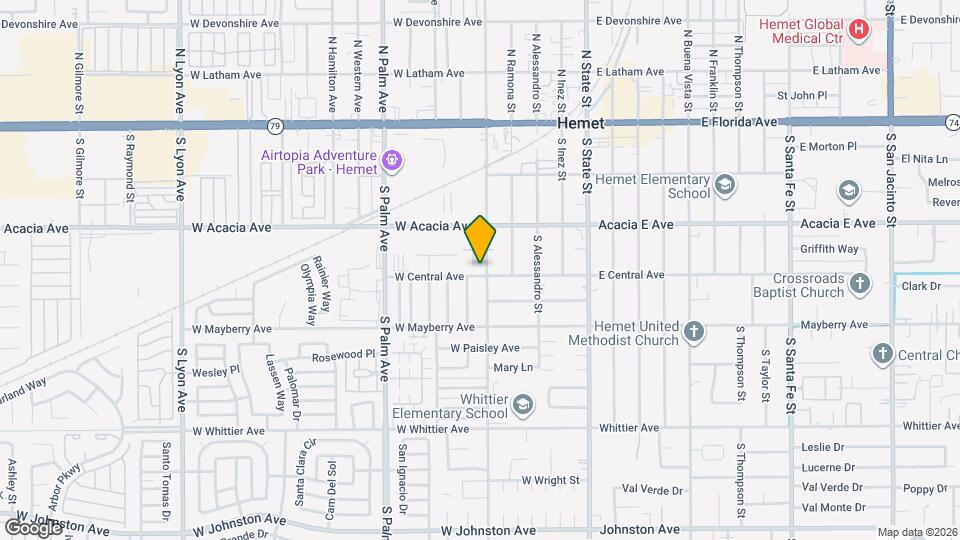 363 S Gilbert St Map and Location Details