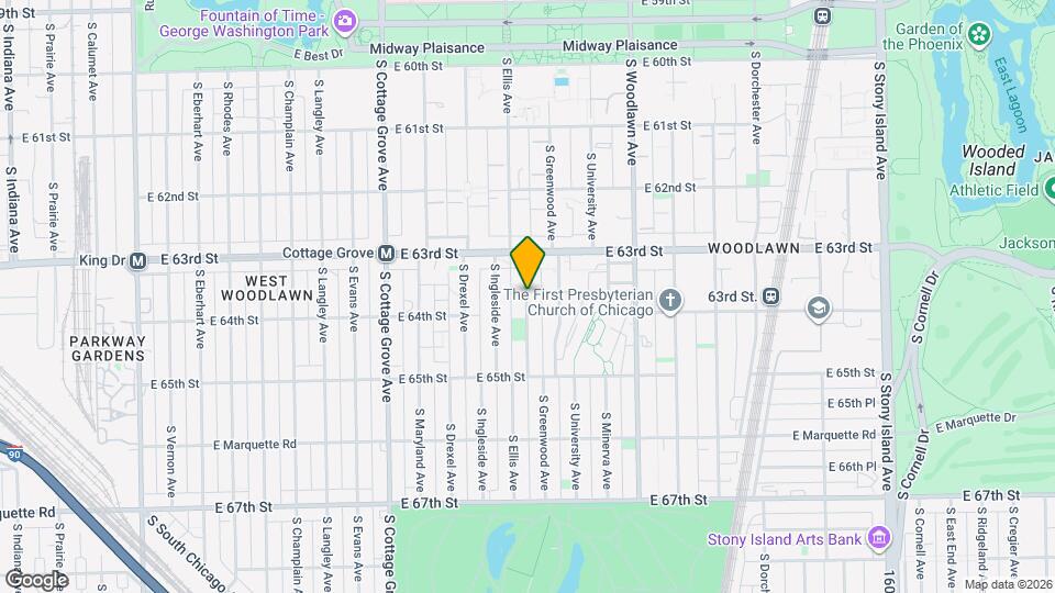 6337 S Ellis Ave Map and Location Details