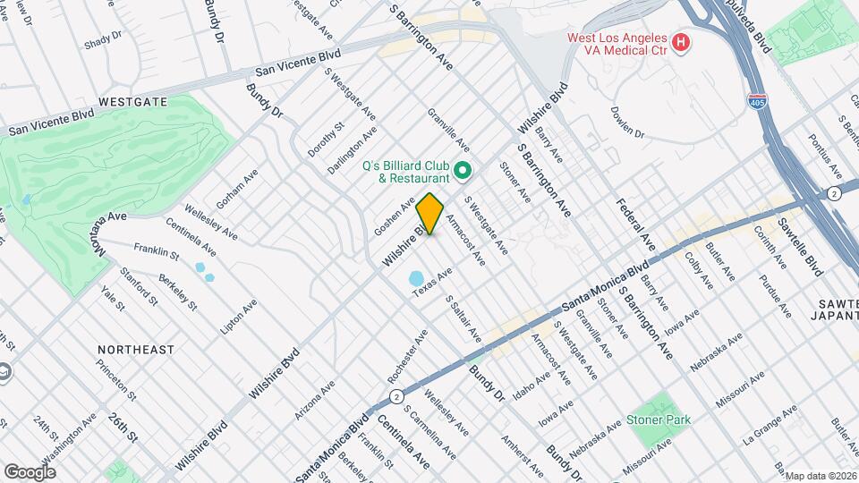 1215 Brockton Ave Map and Location Details