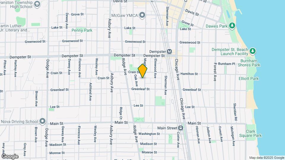 1124 Maple Ave, Unit 1 Mapa y Detalles de la Ubicación