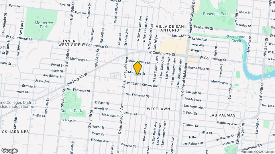 338 S San Horacio Ave Map and Location Details