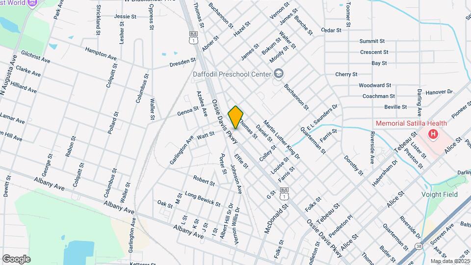 1219 Pittman St Map and Location Details
