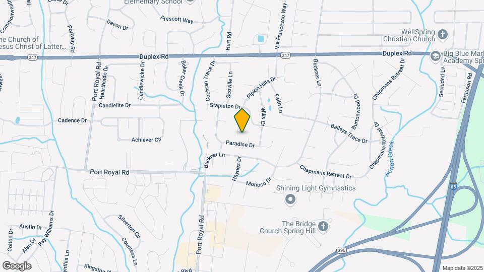 3013 Pipkin Hills Dr Map and Location Details