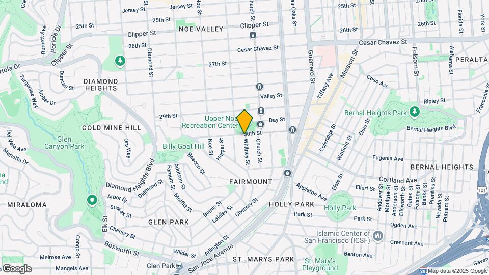 351 30th St Map and Location Details
