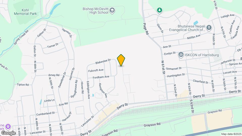 326 Lincoln Ave Map and Location Details