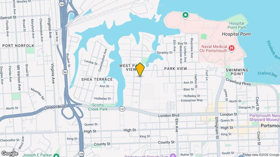 1601 A St Map and Location Details