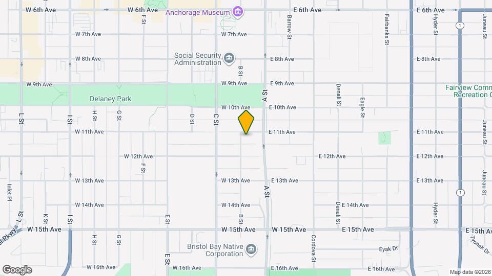 1101 B St, Unit C Mapa y Detalles de la Ubicación