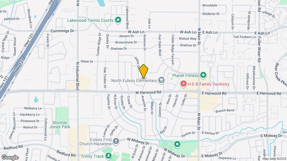 1101 Johns Dr Map and Location Details