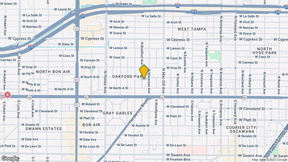 211 N Bradford Ave Map and Location Details