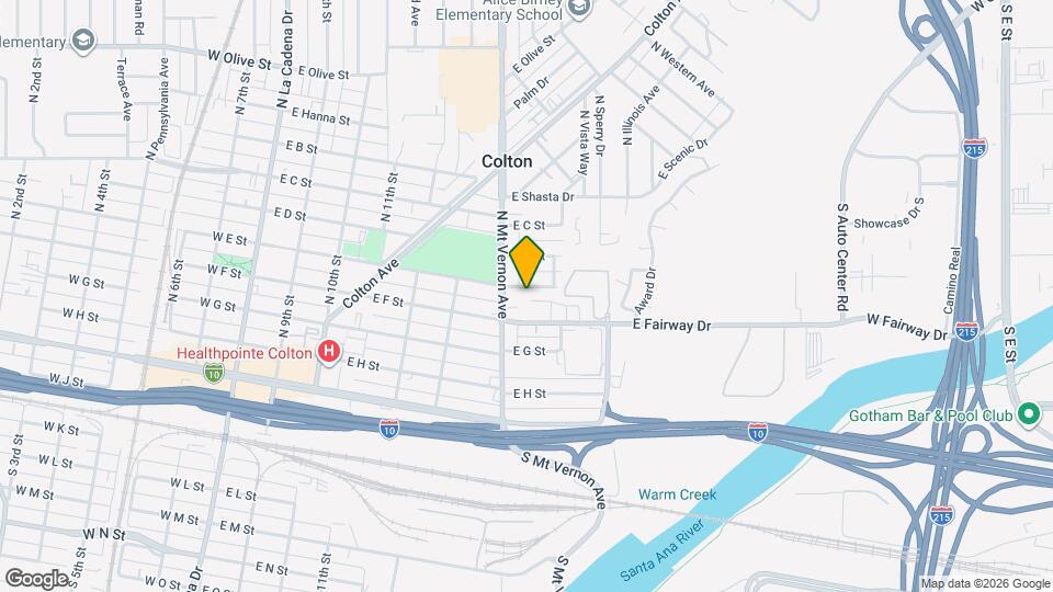 826 E E St, Unit A Map and Location Details