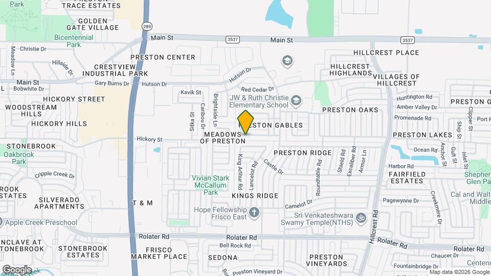 9881 Cambridge Dr Map and Location Details