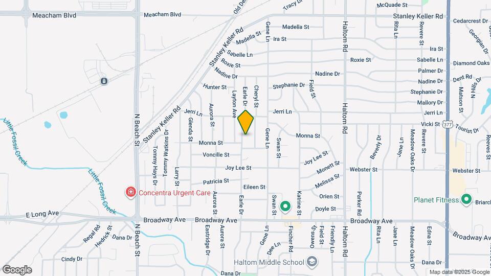 3612 Earle Dr Map and Location Details