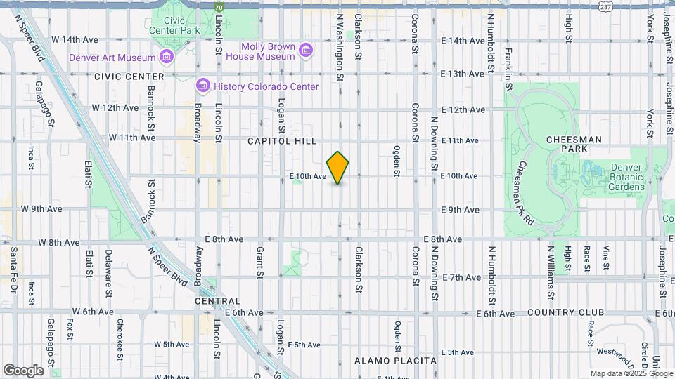 945 N Washington St Map and Location Details