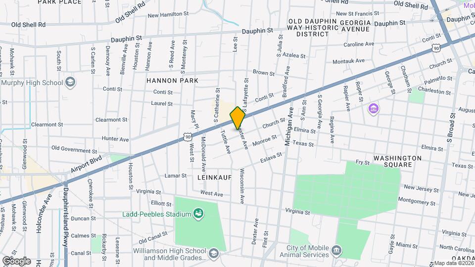 1502 Church St Map and Location Details