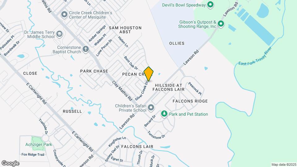 3312 Silver Creek Dr Map and Location Details