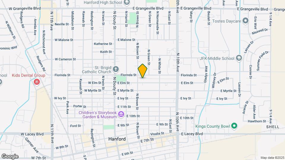 310 E Elm St, Unit B Map and Location Details