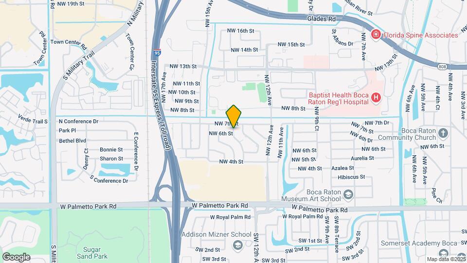 616 NW 13th St Map and Location Details