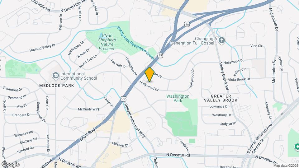 2726 Hollywood Dr Map and Location Details