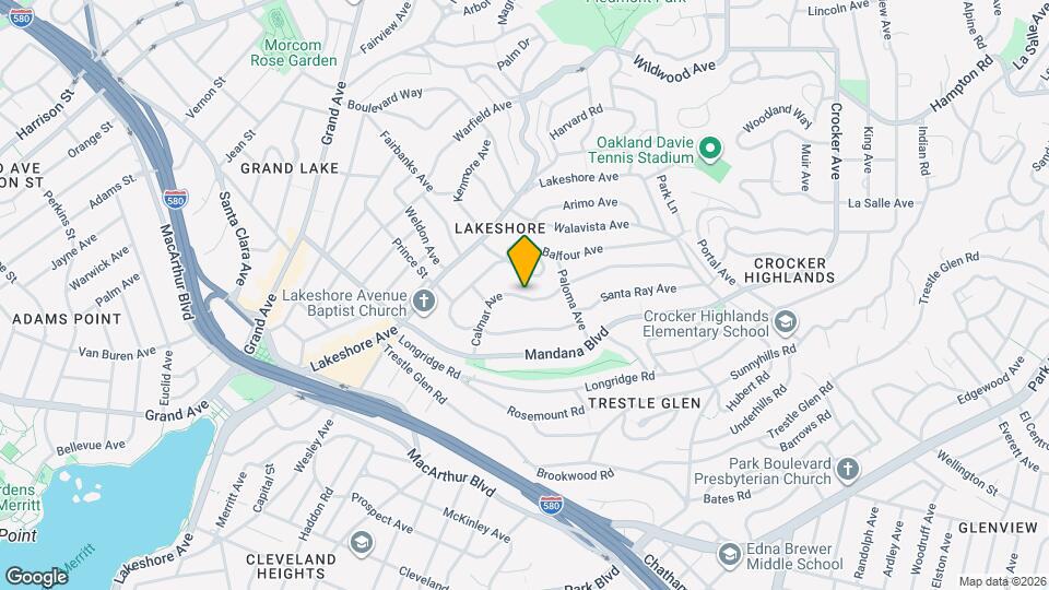 708 Calmar Ave Map and Location Details