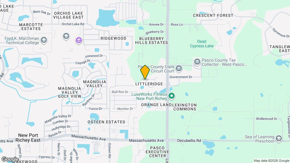 7610 Red Mill Cir Map and Location Details