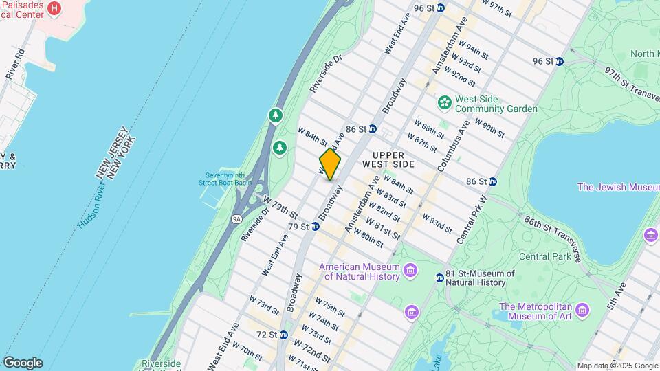 250 W 82nd St Map and Location Details