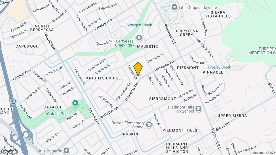 1664 Messina Dr Mapa y Detalles de la Ubicación