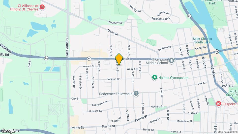 20 S 14th St Map and Location Details