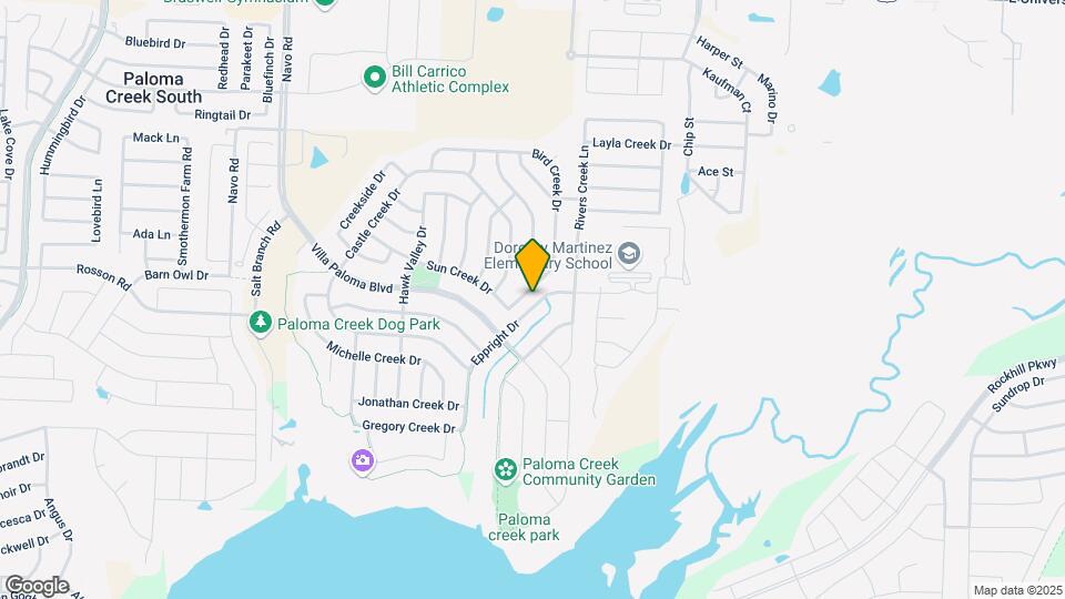 1013 Bird Creek Dr Map and Location Details
