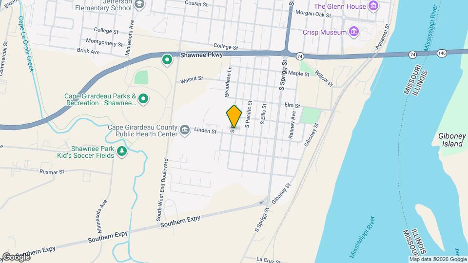 918 Linden St Map and Location Details